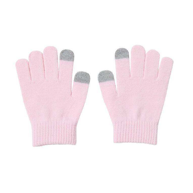 Young Original Kids' 3 Pack Gloves, Pink Light, hi-res