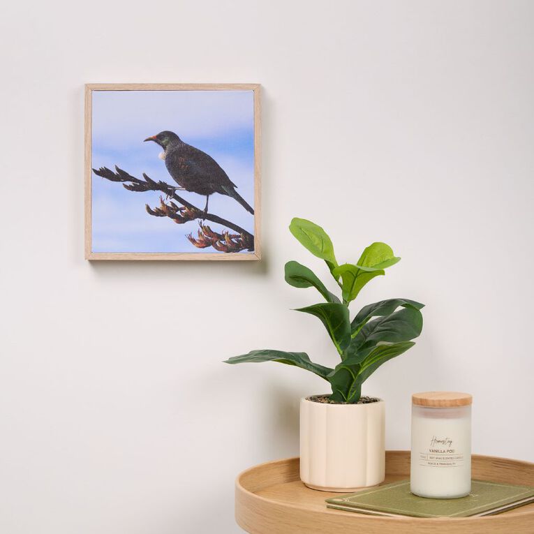 Living & Co Tui Framed Canvas 25cm x 25cm, , hi-res