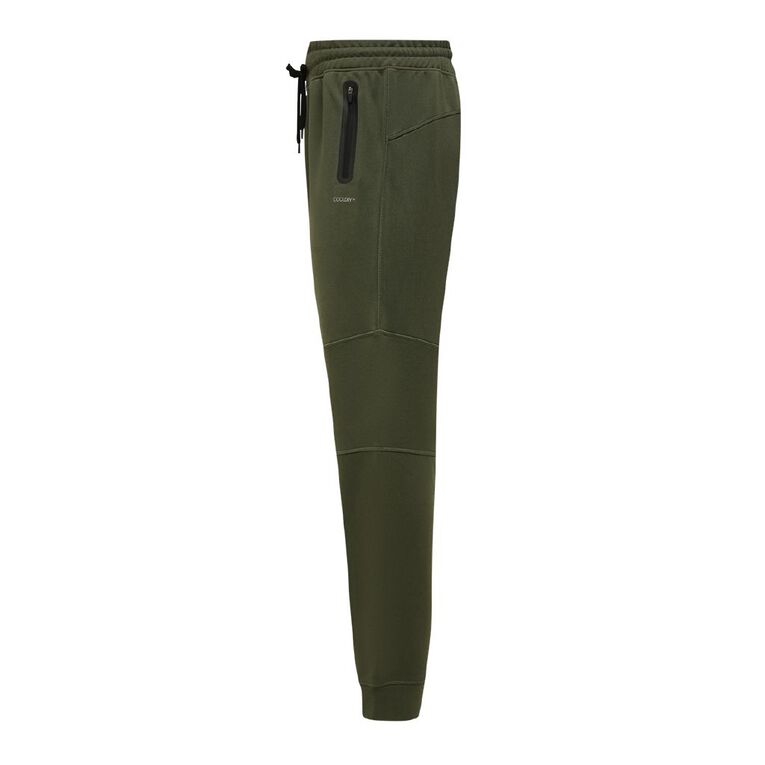 Active Intent Men's Cooldry Panel Joggers, Green Mid, hi-res
