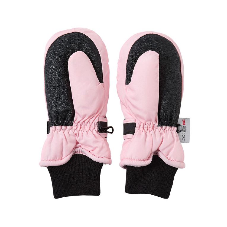 Young Original Younger Kids' Padded Mittens, Pink Light, hi-res