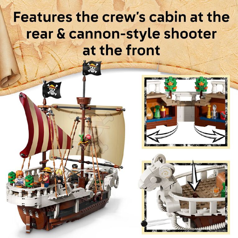 LEGO One Piece The Going Merry Pirate Ship 75639, , hi-res
