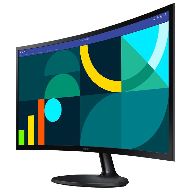 Samsung 24 inch S36GD FHD 100Hz Curved Monitor, , hi-res