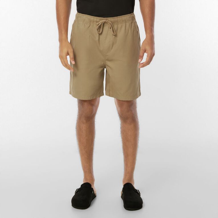 H&H Men's Woven Shorts, Brown Light, hi-res