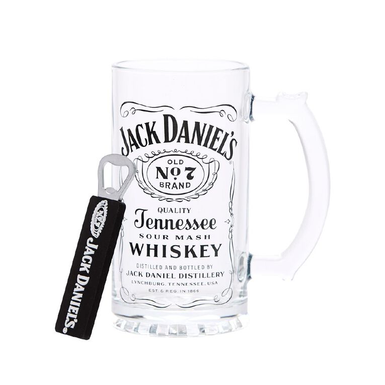 Jack Daniels Stein & Bottle Opener Gift Set, , hi-res