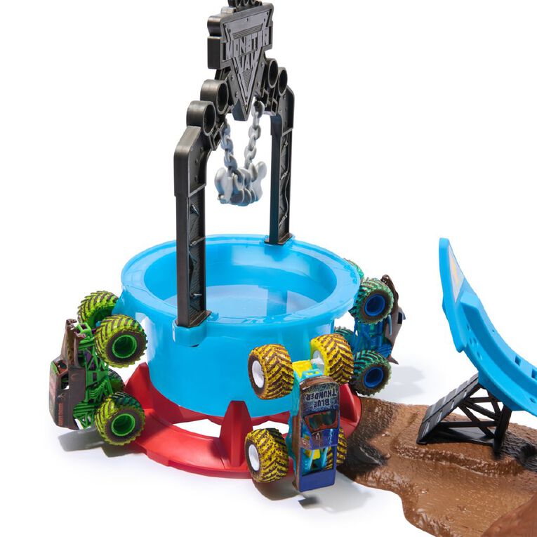Monster Jam Truck Mud Blasters Truck Wash Playset, , hi-res