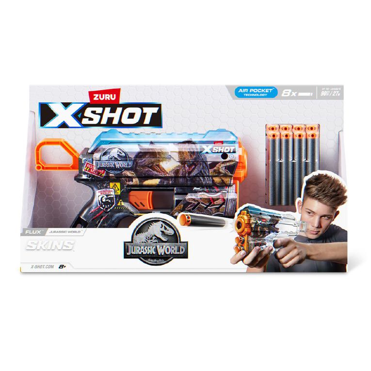 Zuru X-Shot Skins Flux Jurassic, , hi-res