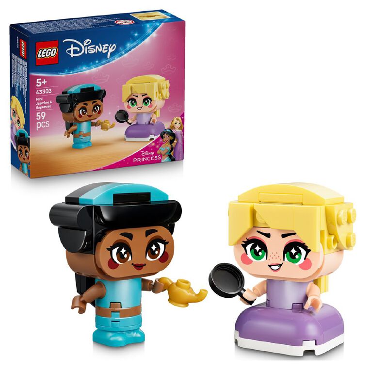 LEGO Disney Princess Mini Jasmine & Rapunzel 43303, , hi-res