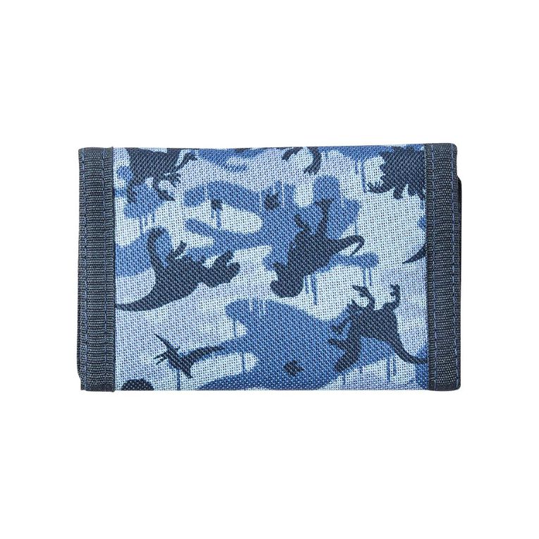 Young Original Kids' Hook & Loop Wallet, Blue, hi-res