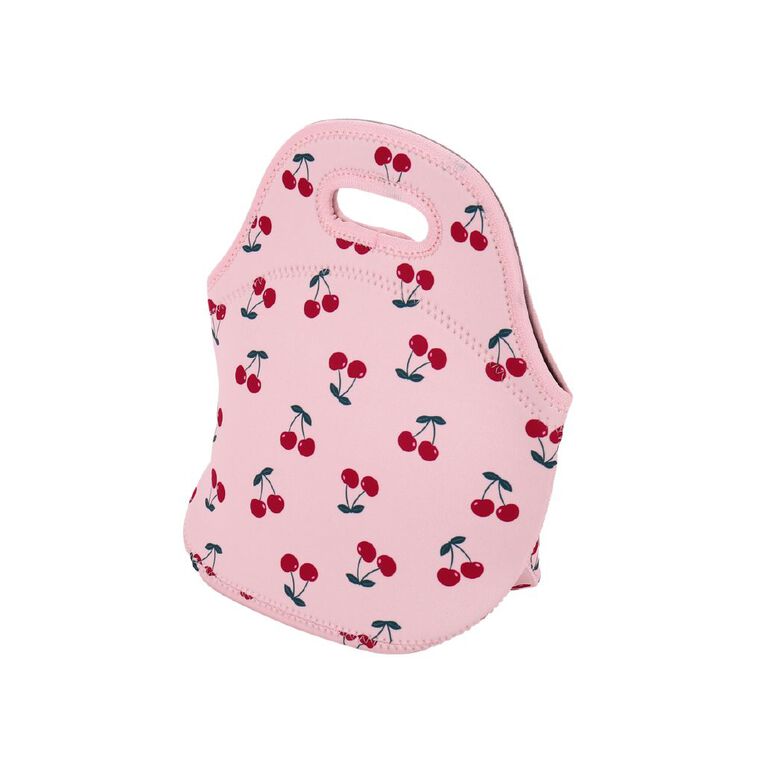 Living & Co Soft Touch Lunch Bag Cherry Multi-Coloured, , hi-res