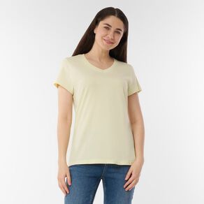 H&H Women's Short Sleeve V-Neck Tee