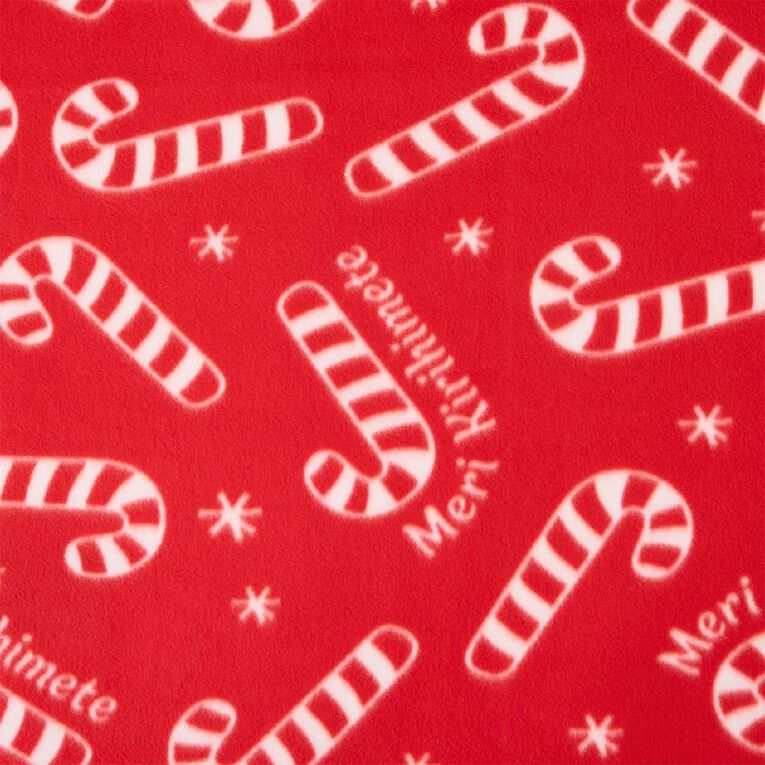 Wonderland Christmas Throw Red 127cm x 152cm, , hi-res