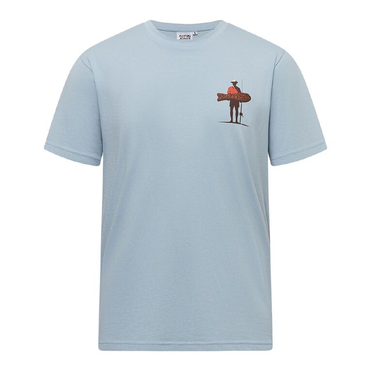 Glenn Jones Men's Tee, Blue Light, hi-res