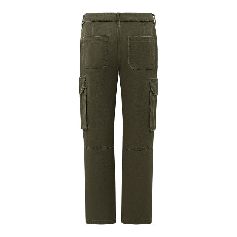Garage Men's Relaxed Cargo Pants, Green Dark, hi-res