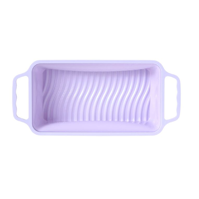 Living & Co Silicone Loaf Pan Lilac, , hi-res