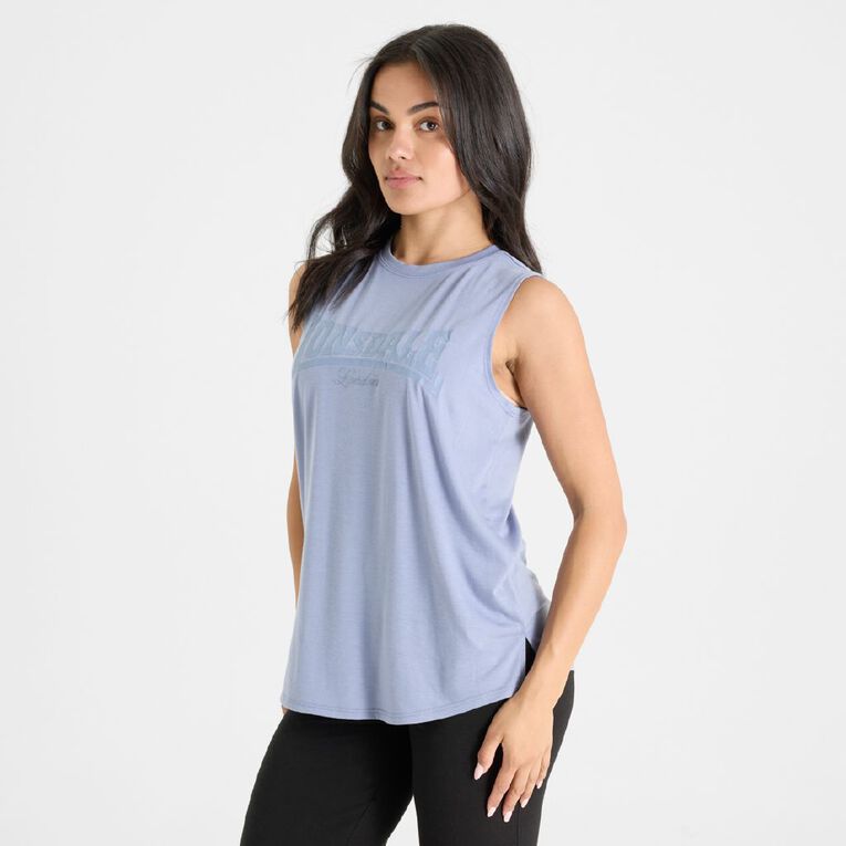 Lonsdale Women's Malden Tank, Blue Light, hi-res