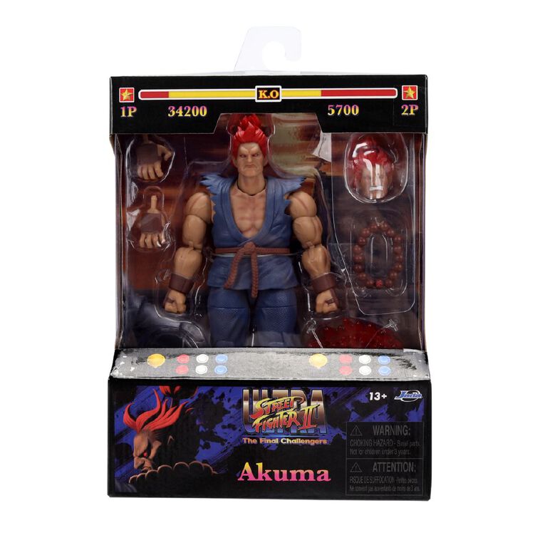 Street Fighter II Akuma Action Figure, , hi-res