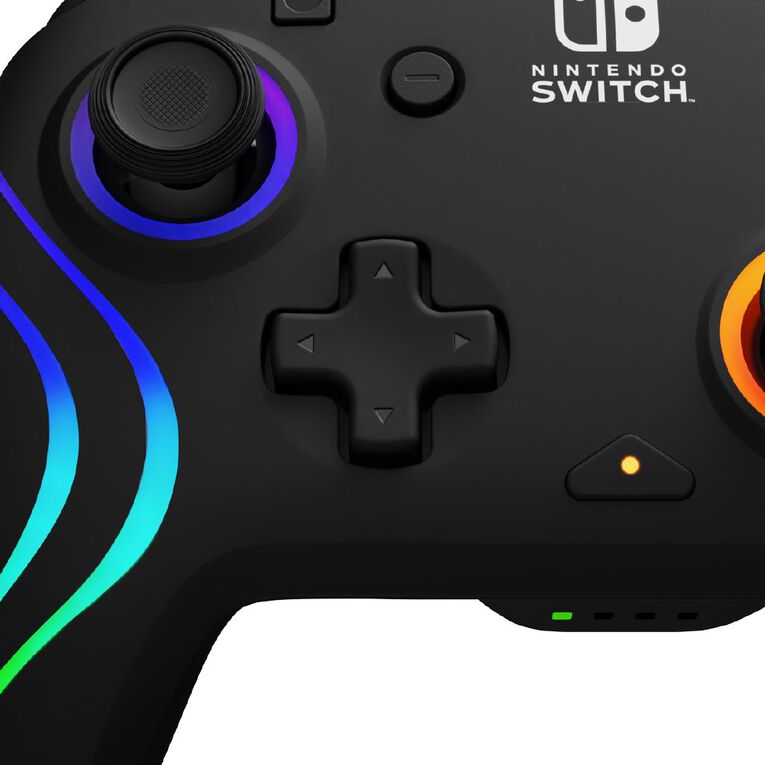 PDP Afterglow Wave Wireless Plus Nintendo Switch Controller Black, , hi-res