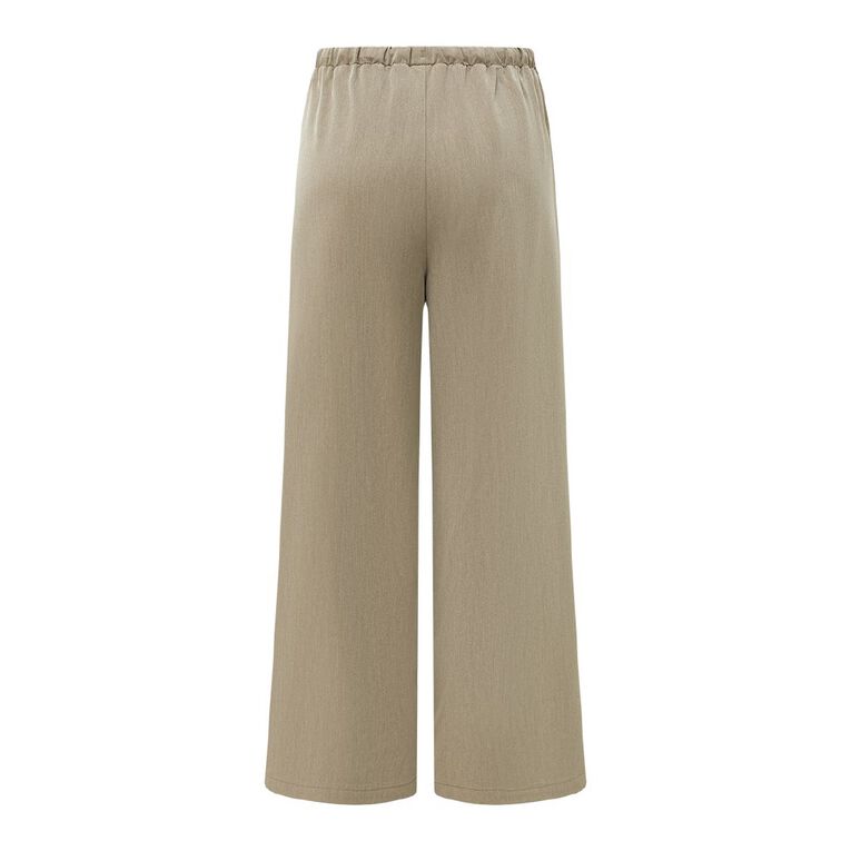 H&H Women's Drawstring Work Pants, Brown Light, hi-res