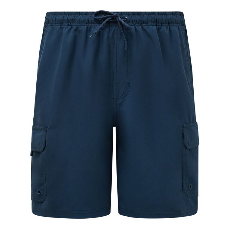 H&H Men's Cargo Boardshorts, Blue Dark, hi-res