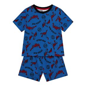 Spider-Man Boys' Tee and Shorts Pyjama Set 2 Pack