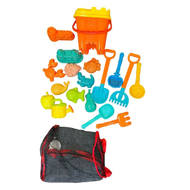 Summer Club Sand Castle Kit 18 Piece, , hi-res