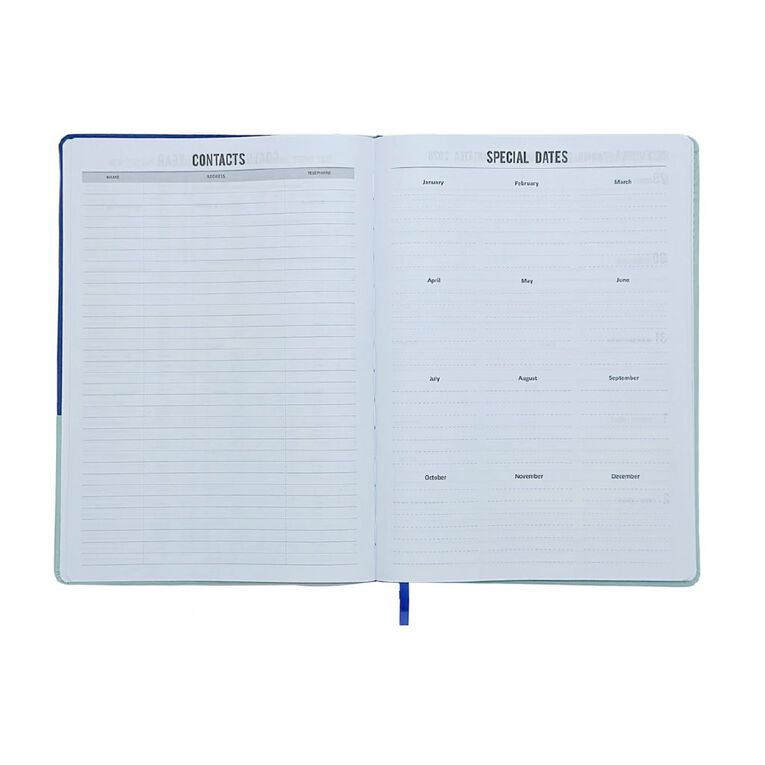 WS 2026 Diary Week To View Wave Multi-Coloured, , hi-res