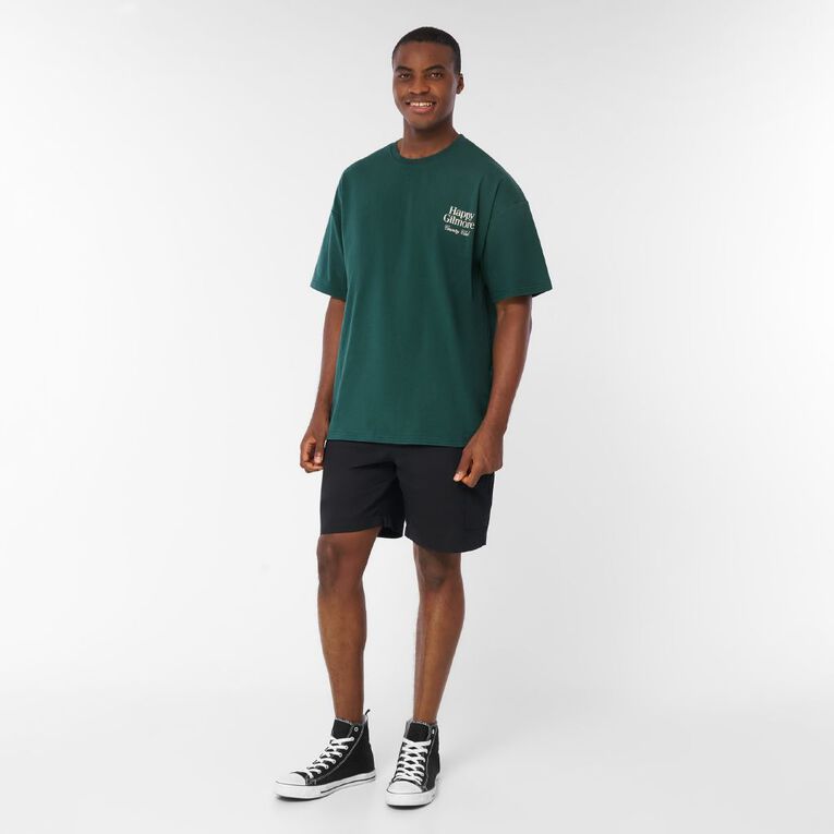 Universal Happy Gilmore Men's Oversized Tee, Green Dark, hi-res