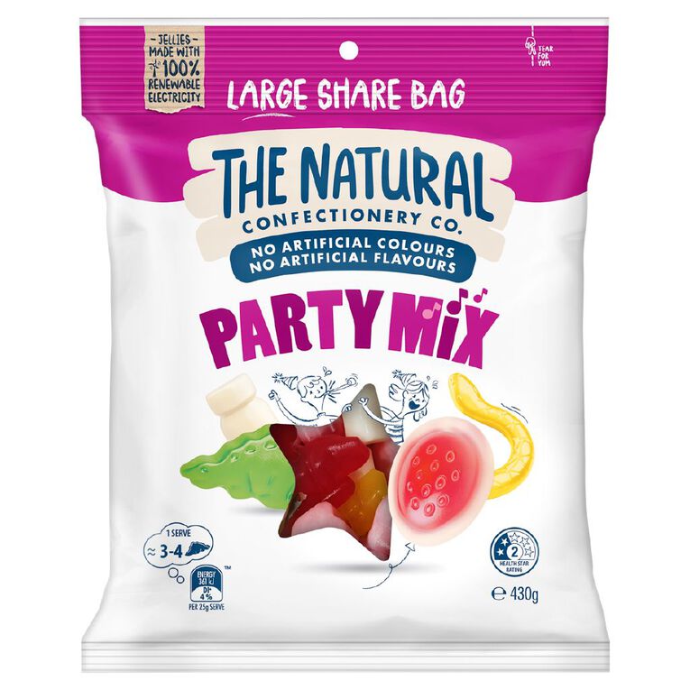 The Natural Confectionery Co. Party Mix 430g, , hi-res