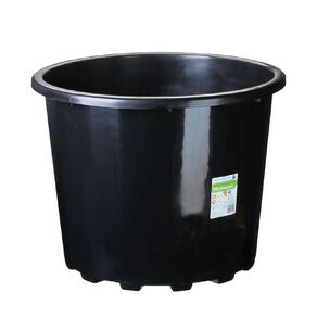 Interworld Round Pot Recycled Black 50L