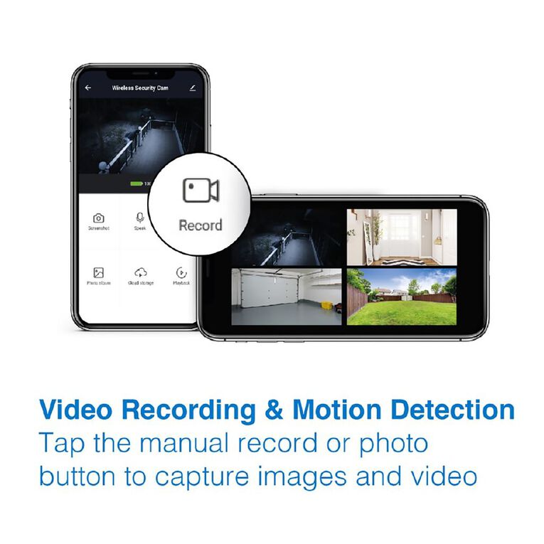 Laser Smart Home Outdoor Floodlight Camera, , hi-res