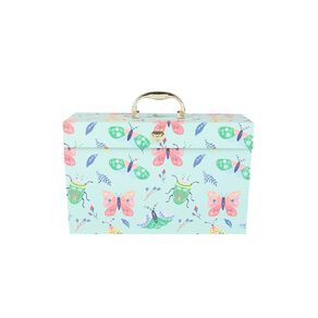 Uniti Little Things Concertina File All Over Print Butterfly Green