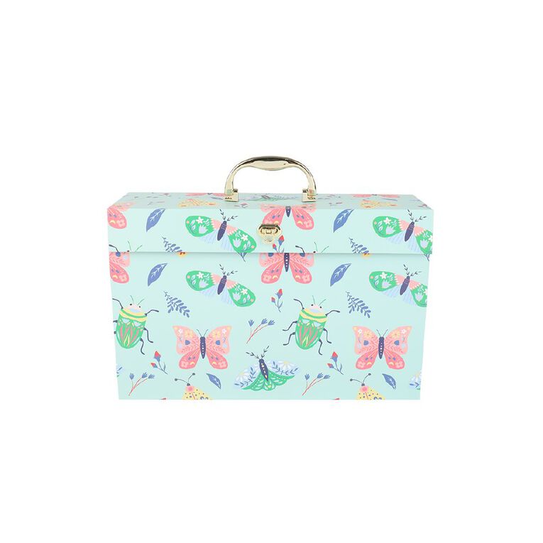 Uniti Little Things Concertina File All Over Print Butterfly Green, , hi-res