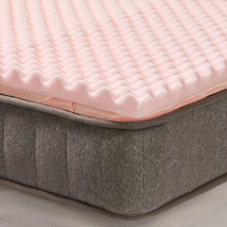 Living & Co Therapeutic Mattress Overlay White Single, , hi-res