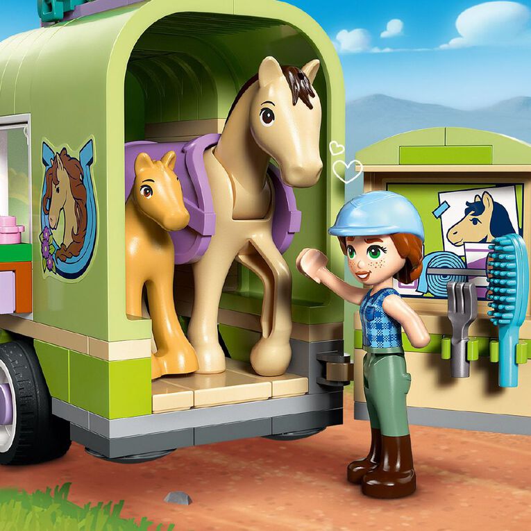 LEGO Friends Horse & Baby Foal Trailer 42695, , hi-res