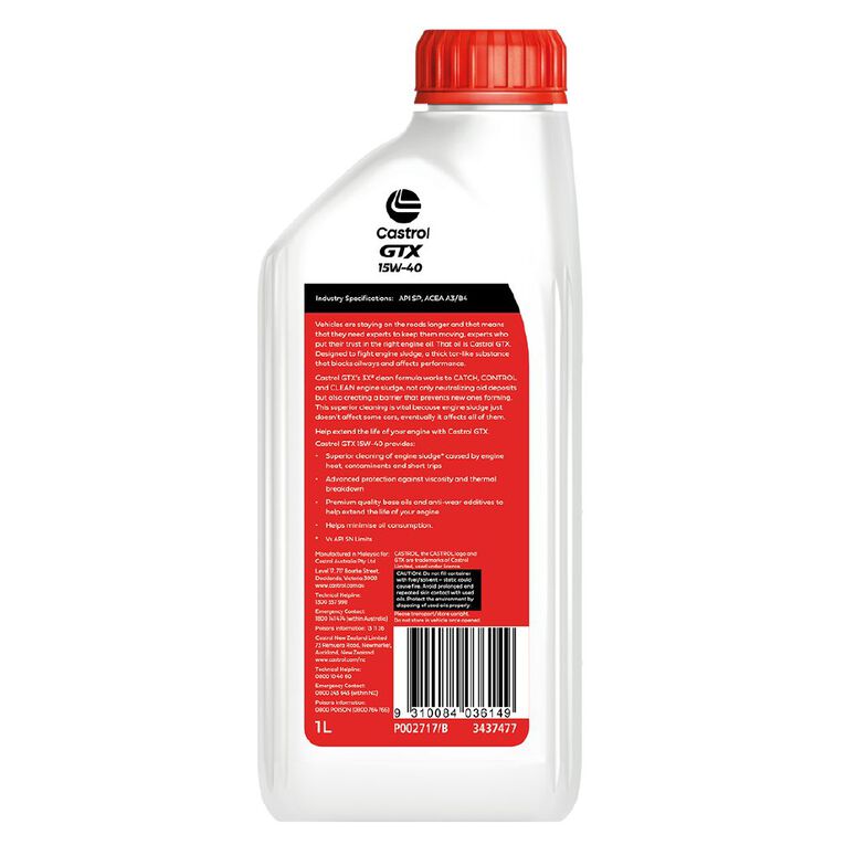 Castrol GTX 15W-40 6X 1L, , hi-res