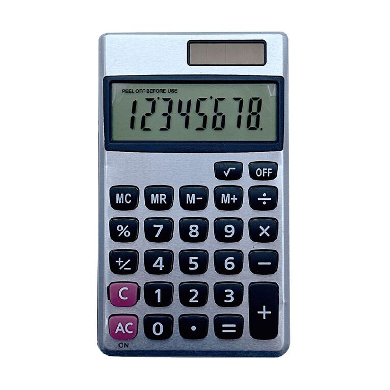 Tech.Inc Solar Pocket Calculator, , hi-res