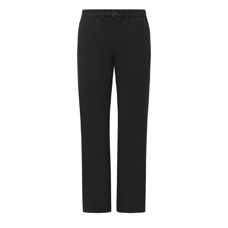 H&H Men's Chino Pants, Black, hi-res