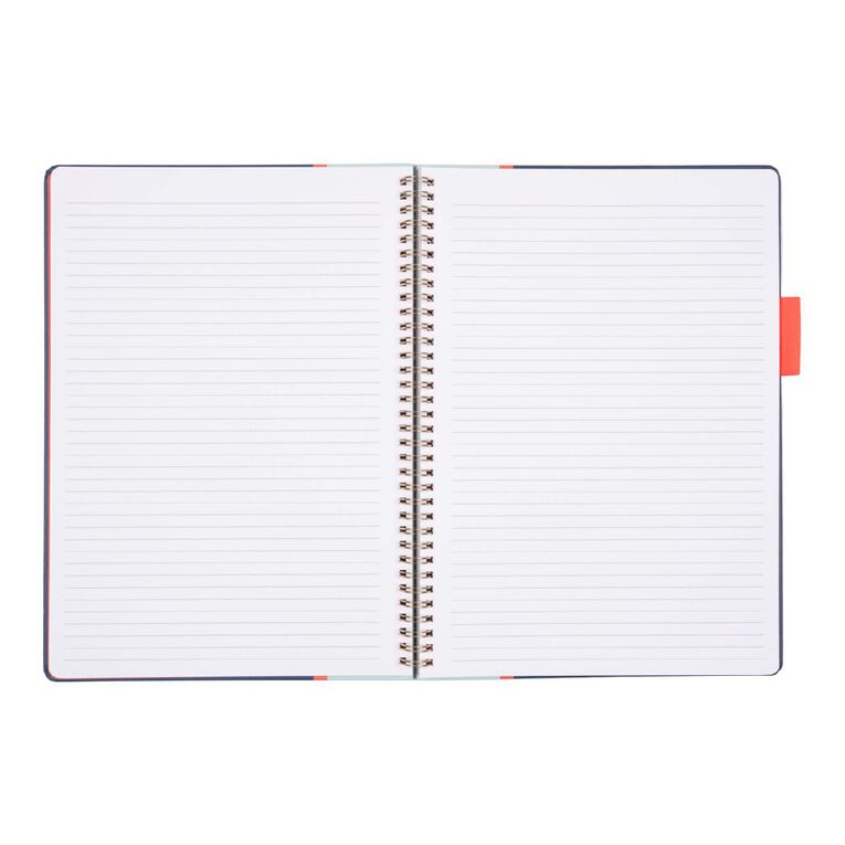 Uniti Stationery Navy A4 Notebook, , hi-res