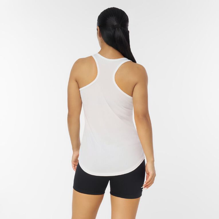 Active Intent Women's Cooldry Racer Tank, White, hi-res