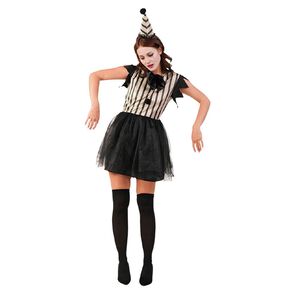 Scarehouse Spooky Clown Dress Costume Womens S-M