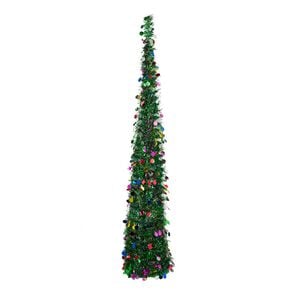 Wonderland Vienna Pop Up Tinsel Christmas Tree 1.8m K