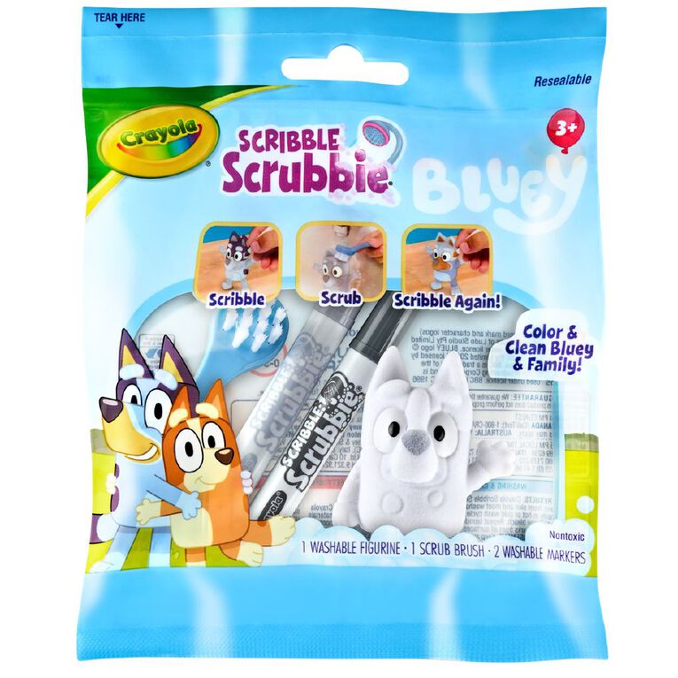 Crayola Scribble Scrubbie Pets Bluey, , hi-res