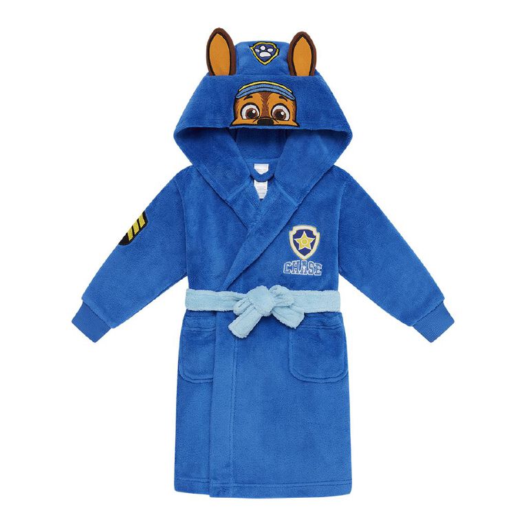 Paw Patrol Boys' Coral Fleece Robe, Blue Mid, hi-res