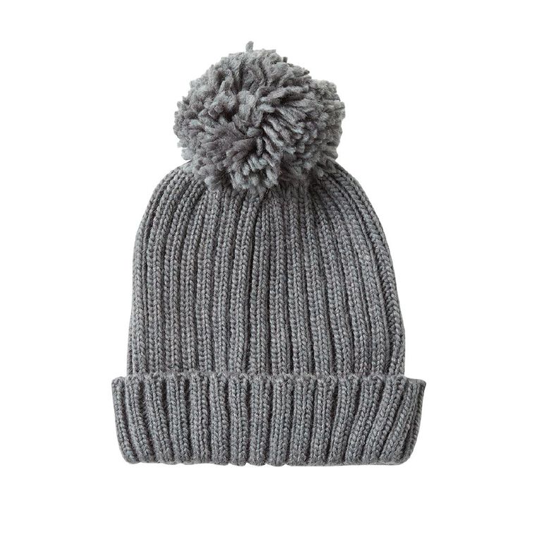 Young Original Pom Beanie, Grey Dark, hi-res