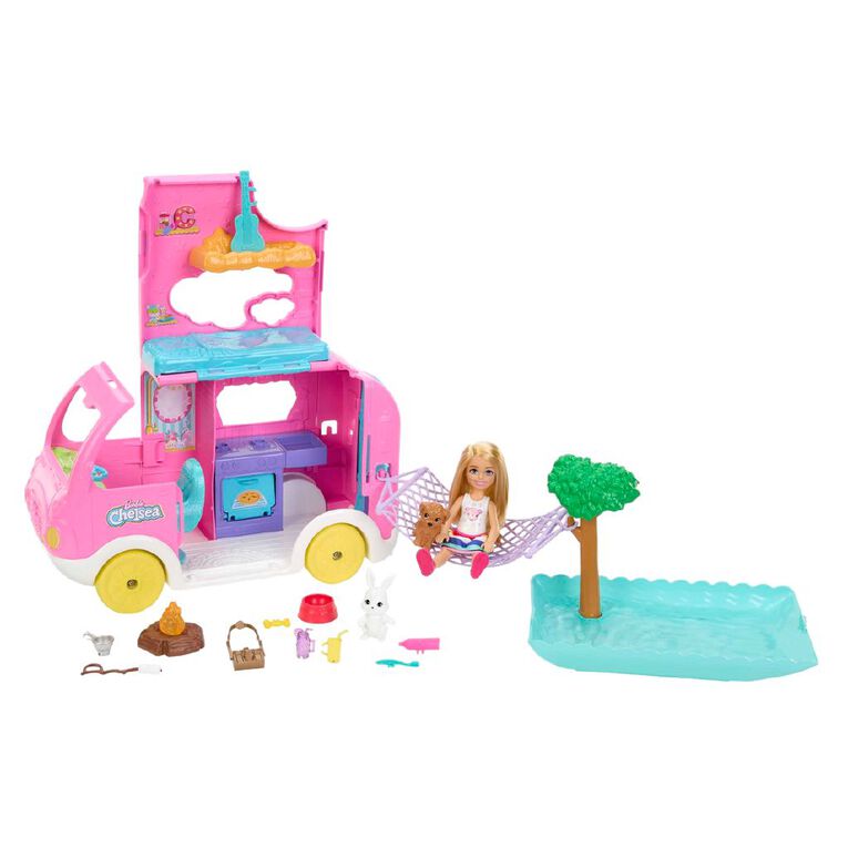 Barbie Chelsea Camper, , hi-res