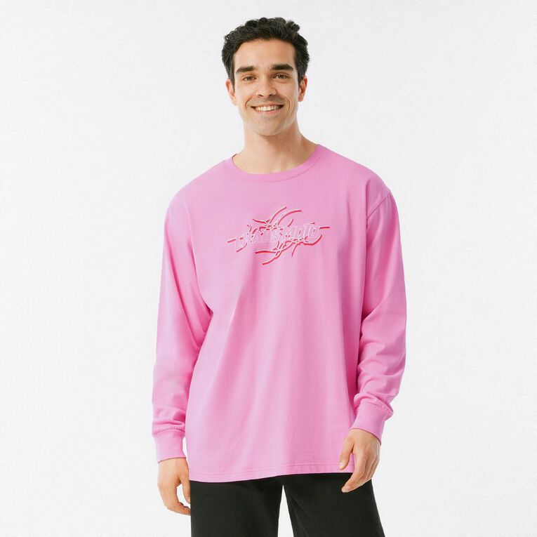 Garage Men's Heavyweight Boxy Tee, Pink Mid, hi-res
