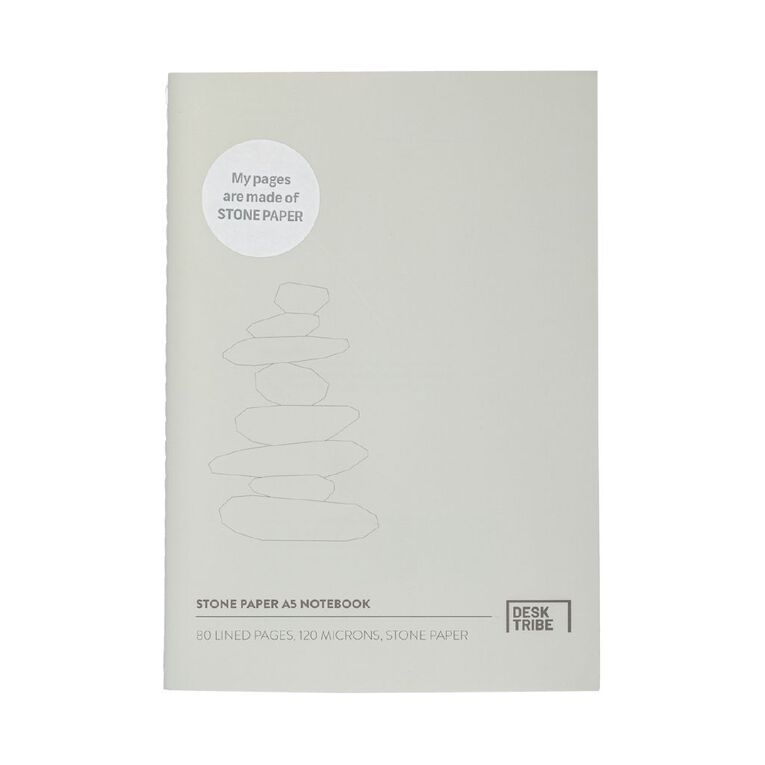 Desk Tribe Notebook Stone Cover A5, , hi-res