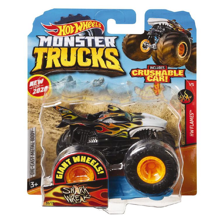 Hot Wheels Monster Trucks 1:64 Scale Diecast Truck Assorted, , hi-res