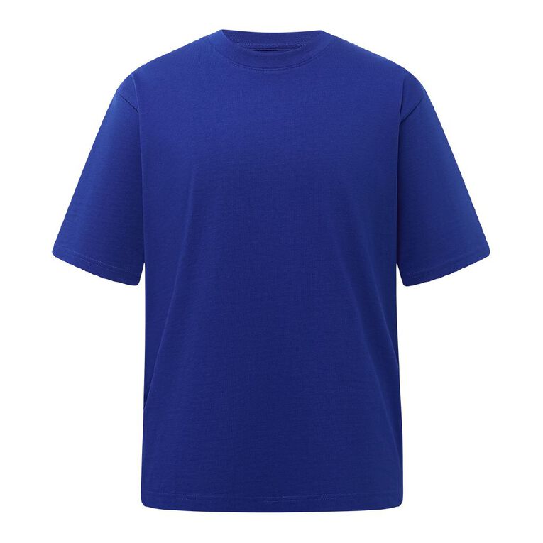 Garage Men's Heavyweight Boxy Tee, Blue Dark, hi-res