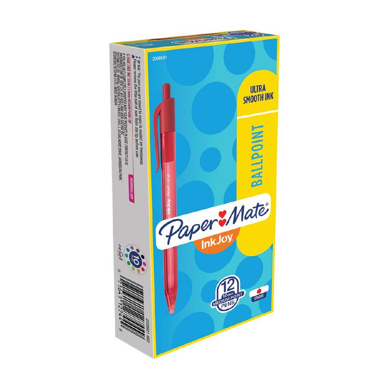 Paper Mate Inkjoy 100RT Red 12 Pack, , hi-res